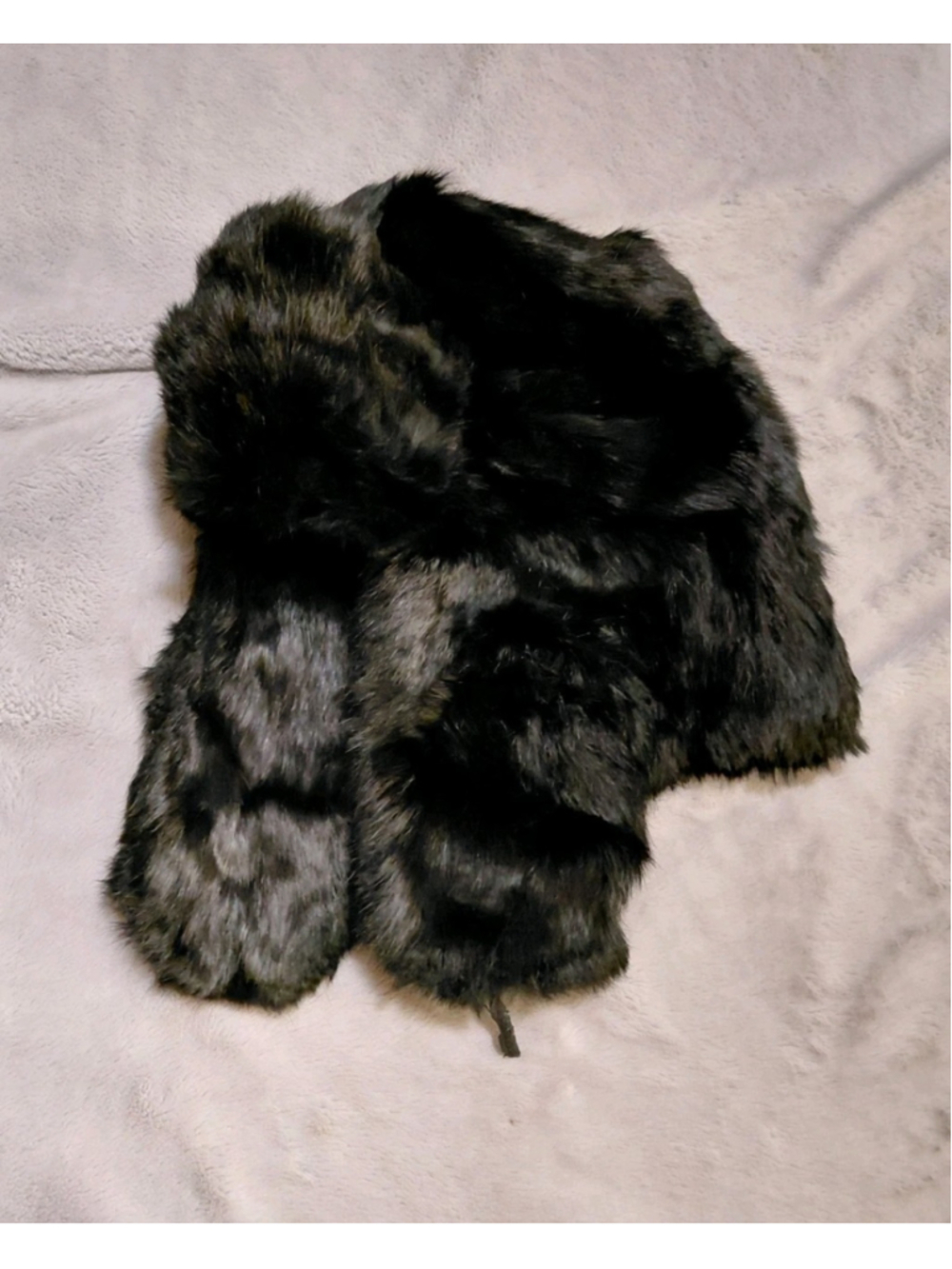 Trapper Hat Women’s Black Wild Mink Ushanka Winter Russian Vintage Warm Small
